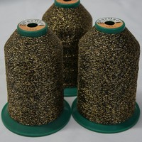 Yeni ürün 6ply altın ve gümüş ipek muti-ipliklerini nakış ipliği Diy metalik iplik iplik el zanaat aksesuarları için