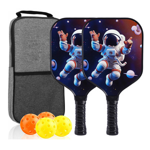 Ensemble de pickleball pour enfants, raquettes en fibre de verre avec balles et sac de transport pour le jeu en plein air - Product Image 5