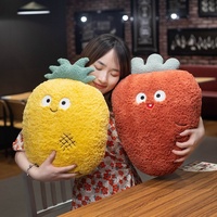 Knuffel Ananas Handwarmer Kussen Aardbei Bedside Tatami Fruit Kussen Sofa PP Katoenen Vulling China