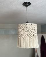 JNC-Abat-jour suspendu en macramé, lampe moderne suspendue, pour salon, chambre, dortoir, anniversaire, mariage