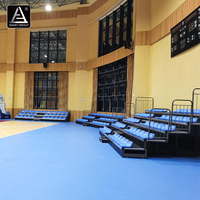 Tribune télescopique rétractable intelligente pour stades de basketball et gymnases
