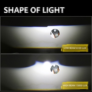 ไฟหน้า Sanvi S17 PRO 3 Mini Lens LED สว่างพิเศษ ขนาด 3 นิ้ว 122W/คู่ 6000K Bi-LED โปรเจคเตอร์เลนส์แบบตรง ไม่ทำลายโครงสร้าง ใช้ได้กับรถยนต์ทั่วไป - Product Image 5