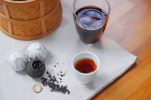 Boule de thé <span class=keywords><strong>Pu</strong></span>'er de haute qualité en gros Xiao Qing Gan <span class=keywords><strong>Pu</strong></span> <span class=keywords><strong>Erh</strong></span> séchage du thé Puer mûr petit vert mandarin orange mandarine pelure - Product Image 3