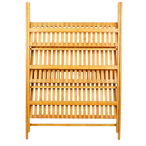 Soporte multicapa para flores, estante <span class=keywords><strong>de</strong></span> almacenamiento para macetas, <span class=keywords><strong>escalera</strong></span> <span class=keywords><strong>de</strong></span> exhibición <span class=keywords><strong>de</strong></span> bambú, estante plegable para macetas <span class=keywords><strong>de</strong></span> 3 niveles - Product Image 6