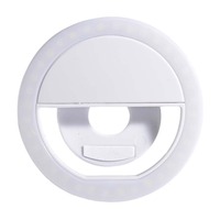 Mini anneau lumineux LED pour téléphone portable, rechargeable par USB, portable, pour vidéo, photographie et selfies - Produits pour la maison intelligente