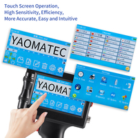Impresora de Inyección de Tinta Portátil YAOMATEC de 12.7mm para Código de Fecha, Número de Lote, Logotipo en Cartón, Plástico y Metal