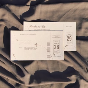 Carte d'invitation <span class=keywords><strong>de</strong></span> <span class=keywords><strong>mariage</strong></span> personnalisable sur le thème du passeport, invitation <span class=keywords><strong>de</strong></span> <span class=keywords><strong>voyage</strong></span>, conception personnalisée gratuite et service client exclusif, lot en gros - Product Image 5