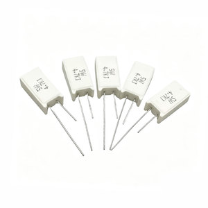 10PCS Resistencias cerámicas verticales de cemento SQM 5W 5% 0.01R 0.1 1 1.5 1.8 2 2.2 3 3.3 4.7 5.1 10 22 33 47 51ohm 100K 200K - Product Image 1