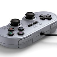 8Bitdo Sn30 Pro USB Gamepad para interruptor de Windows y Raspberry Pi (gris edición) controlador con cable para PC