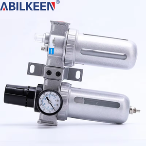 Ensemble filtre régulateur <span class=keywords><strong>d</strong></span>'air série SFC avec lubrificateur et séparateur de gouttelettes <span class=keywords><strong>d</strong></span>'<span class=keywords><strong>eau</strong></span> à <span class=keywords><strong>pression</strong></span> standard et purge manuelle - Product Image 5