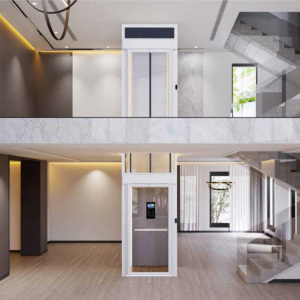 Thang máy dây thép do Trung Quốc sản xuất cho thang máy nhỏ 2-4 tầng để điều hướng cầu thang biệt thự căn hộ khách sạn xây dựng sử dụng 220V - Product Image 2