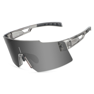 Lunettes de cyclisme photochromiques sans monture Tr90, verres PC miroir UV400, lunettes de sport pour femmes et hommes, course à pied, vélo - Product Image 6