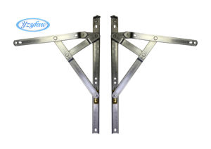 Fermo a Frizione in Acciaio Inox 304 per Finestre in Alluminio, 12 Pollici, Spessore 2mm, Scanalatura Rotonda a 4 Barre - Product Image 4