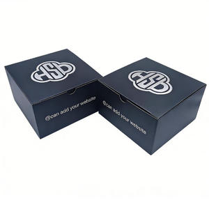 Manufacture Wholesale Custom Printing Baseball Cap Packaging Box <strong>Hat</strong> Gift Box Black Corrugated Cardboard <strong>Boxes</strong> - Product Image 1