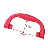 Poignée de traction en plastique pour valise et boîte à bijoux, 96 mm et 114 mm, de qualité industrielle