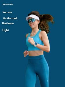 Rompi Wanita Tanpa Lengan untuk Musim Panas, Cepat Kering, Menyerap Keringat, Bahan Karet Bernapas untuk Atasan Aktif saat Lari Maraton - Product Image 5