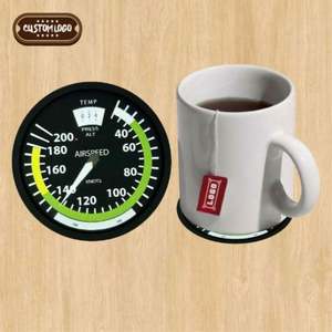 Sous-verres carrés personnalisés pour tasses à bière - Qualité alimentaire, écologiques, résistants à l'huile - Product Image 1