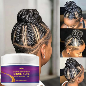 Gel de trenzado profesional Luxfume de 8,8 oz para una sujeción definitiva para trenzas y giros, evita el encrespamiento y controla los bordes - Product Image 4