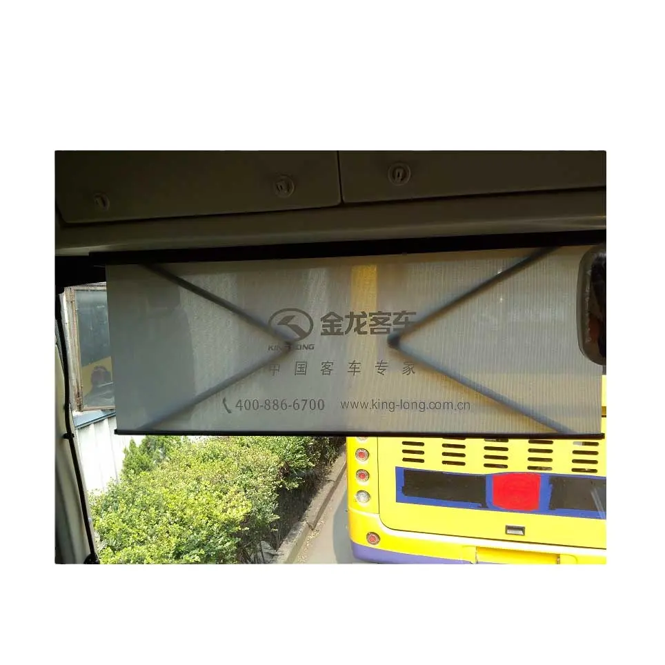 Tirai Bus Kerai dan Kaca Depan Belakang Bayangan