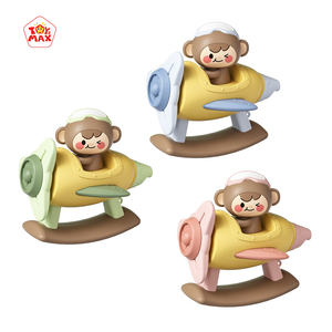 Juguete de Plástico con Silbato de <span class=keywords><strong>Mono</strong></span> Banana, Juguete Educativo para el Entrenamiento Muscular Oral del Bebé, Venta al por Mayor Internacional - Product Image 1