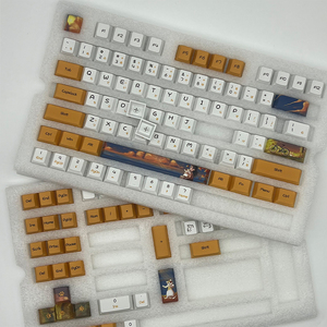 Patrón DYI <span class=keywords><strong>Cherry</strong></span> Profile PBT Dye-sub <span class=keywords><strong>Keycaps</strong></span> para Gateron TTC <span class=keywords><strong>MX</strong></span> Switches Teclado magnético mecánico personalizado Resistente al desgaste - Product Image 5