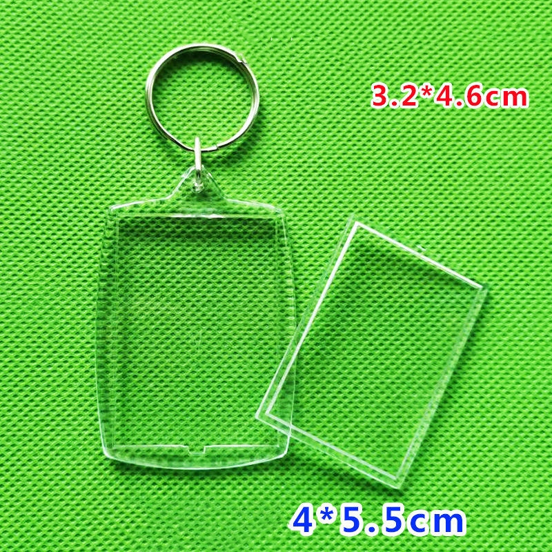 Porte-clés rectangulaire à cadre arqué