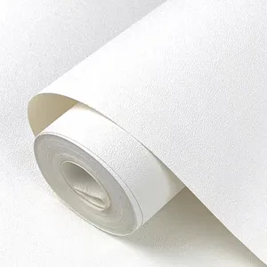 Yazdırılabilir pvc/vinil/dokuma olmayan duvar kağıdı dijital baskı duvar kağıdı ruloları boş beyaz duvar kağıdı