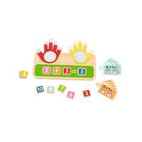 Niños Montessori dedo contar matemáticas juguetes creatividad educación temprana matemáticas tarjeta inteligencia juguetes para niños