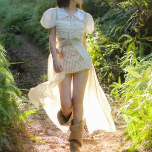 Nouveauté de haute qualité : Haut court décontracté et sexy à manches courtes pour femme avec logo personnalisé - Product Image 1