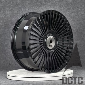 ล้อฟอร์จ DCTC ขนาด 19-22 นิ้ว สีดำเงา ลายหลายก้าน 5x112 5x120 ขอบสแต็กเกอร์ สำหรับ BMW ซีรีส์ 5 เมอร์เซเดส ออดี้ A6 - Product Image 2