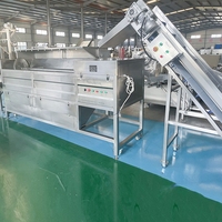 Kls Spiraalschilmachine Doorlopende Schroef Aardappel Huidborstel Type Dunschiller Automatische Schilmachine