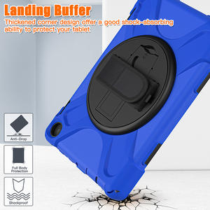 Étui de tablette avec protection d'écran pour <span class=keywords><strong>Amazon</strong></span> Kindle fire HD 8 2022 housse de protection antichoc antidérapante - Product Image 5