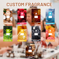 Usine vente directe tissé motif voiture parfum diffuseur climatisation Clip parfumé coloré sortie désodorisant en métal verre