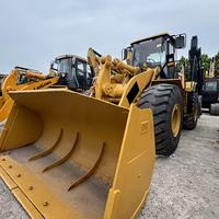 Moteur puissant, structure robuste, haute efficacité, chargeuse sur pneus CAT 966H d'occasion, capacité de charge nominale de 6 tonnes, moteur, boîte de vitesses pour l'exploitation minière et les carrières