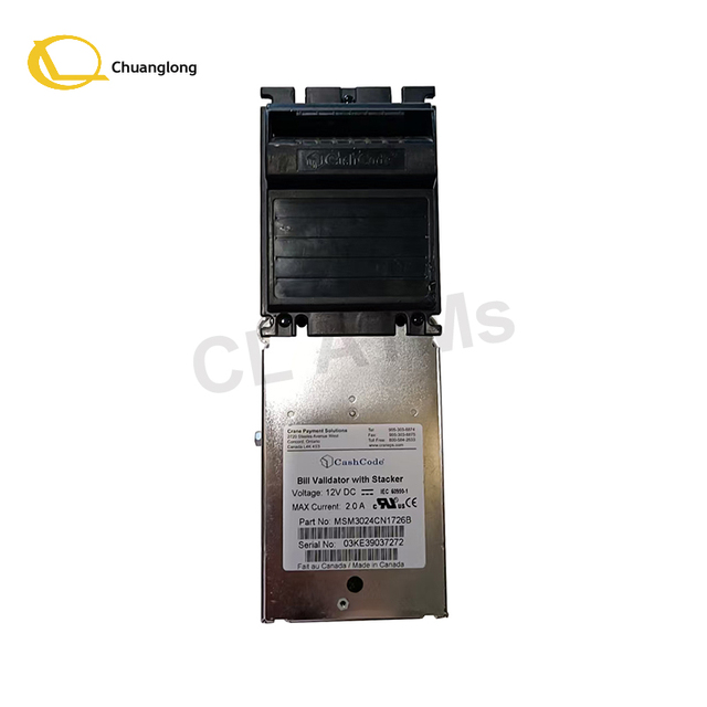 CashCode MSM3024CN1726B Bill Acceptor and Banknote Validator for ATM Transactions