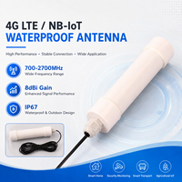 Antenne étanche 4G LTE NB-IoT 700-2700 MHz 8dBi omnidirectionnelle SMA mâle pour armoire extérieure de puits d'eau IoT