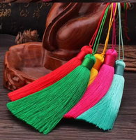 Pompon en rayonne 100% aspect soie, taille personnalisée, de qualité supérieure, pour vêtements et embellissement artisanal DIY