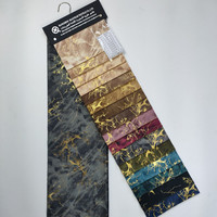 Nouveau design de style de luxe, tissu de velours avec impression de feuille d'or pour rideau