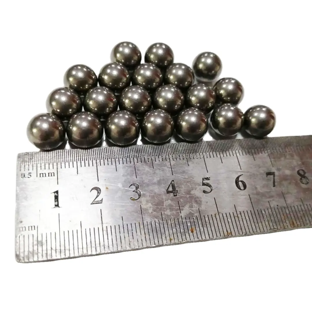 Stokta 18g/Cc Tungsten karbür topları 1.8mm 2mm 2.5mm tungsten topları sanayi için toplu tungsten peletler