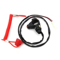 Interruptor de Parada de Emergencia para Motocicleta, Botón de Apagado para Motocross, ATV, Quad