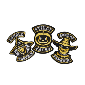 Sắt Trên Thêu Các Bản Vá Lỗi Biểu Tượng Tùy Chỉnh Dính Ủng Hộ Thiết Kế Retro Phát Sáng Trong Các Chủ Đề Tối Cho Áo Sơ Mi Mũ Ba Lô - Product Image 3