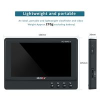 Moniteur vidéo professionnel Viltrox DC-55 HD 5,5 pouces 1920 x 1080 4K HD pour appareils photo Canon Nikon SONY DSLR BMPCC 5DIV