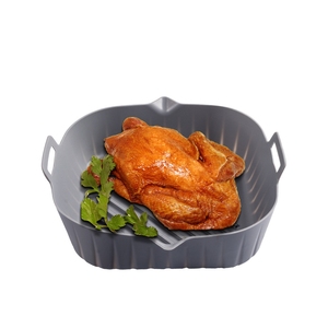 <span class=keywords><strong>Friggitrice</strong></span> <span class=keywords><strong>ad</strong></span> <span class=keywords><strong>aria</strong></span> <span class=keywords><strong>quadrata</strong></span> da 8 pollici in Silicone Silicone fodere cestello adatto <span class=keywords><strong>per</strong></span> 4-7 QT riutilizzabile pentola antiaderente <span class=keywords><strong>per</strong></span> <span class=keywords><strong>accessori</strong></span> <span class=keywords><strong>per</strong></span> <span class=keywords><strong>friggitrice</strong></span> <span class=keywords><strong>ad</strong></span> <span class=keywords><strong>aria</strong></span> - Product Image 3