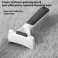 Peigne fin Uhomepet pour chat, lame de toilettage, démêloir, peigne anti-chute, outil d'élimination des poils d'animaux, en matériau TPR simple