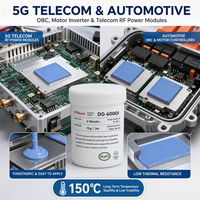 Pâte thermique haute performance 6,0 W/mK, composé silicone isolant haute performance 7kV/mm pour module IGBT, CPU, GPU, télécommunications
