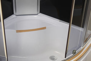 Unidades de ducha completas simples económicas Cabina de ducha de espacio pequeño Sector de aleación de aluminio ABS moderno Deslizante SWEET Cleer Arc 3 - Product Image 6