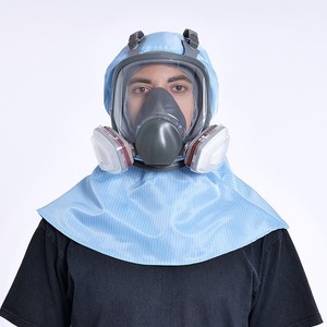 Taozheng Full Face Respirator Mask With Hood Rubber Material Dust And Gas Protection For Chemical Plant Laboratory Reusable - Product Image 1