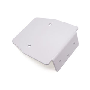 Support d'<span class=keywords><strong>angle</strong></span> en L blanc thermolaqué, résistant à la rouille, pour renforcement d'étagères et d'armoires - Product Image 2