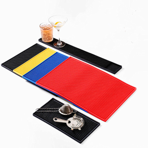 Factory Supply Unique Rectangle Soft Rubber Antiskid Barmat Custom bar Spill Mat - Product Image 4