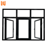 Fenêtres en verre pour maison, design personnalisable, fenêtre à battants en aluminium